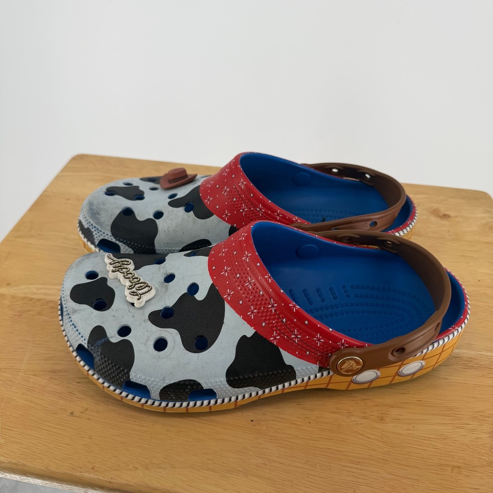 Crocs Clog Woody Toy Story Mens 9 Womens 11 Multi Color Disney Pixar Cowboy